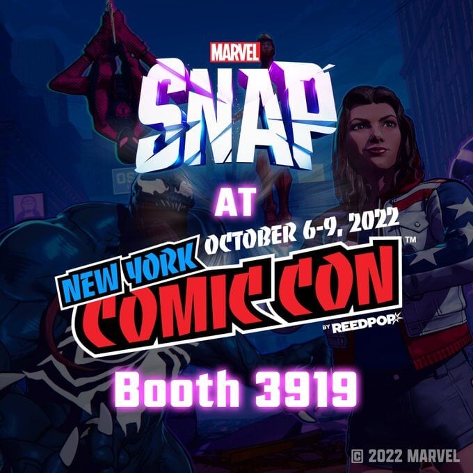 MARVEL SNAP Will be at New York Comic Con 2022!