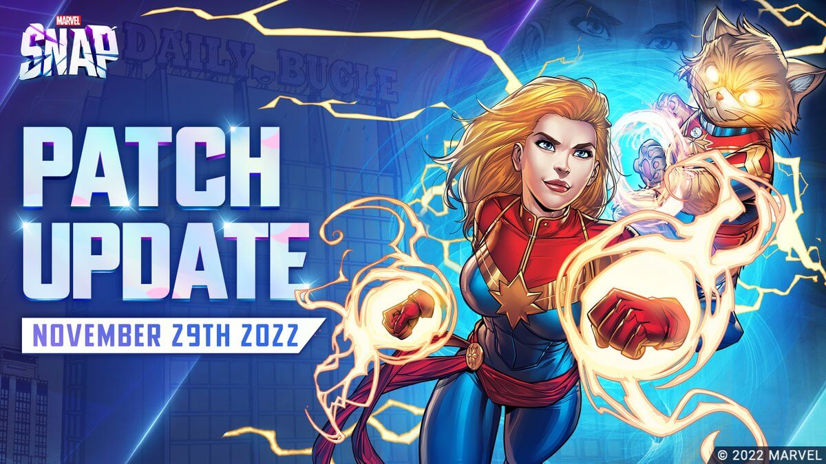 Il 29 novembre l'aggiornamento della patch è live!